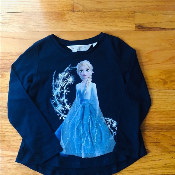 NWT girls puffer vest and long sleeve Elsa tee - Picture 2 of 6